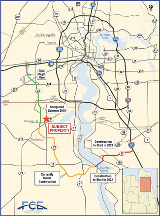 Plus de détails pour 0 Oak Lane, Orange Park, FL - Terrain à vendre