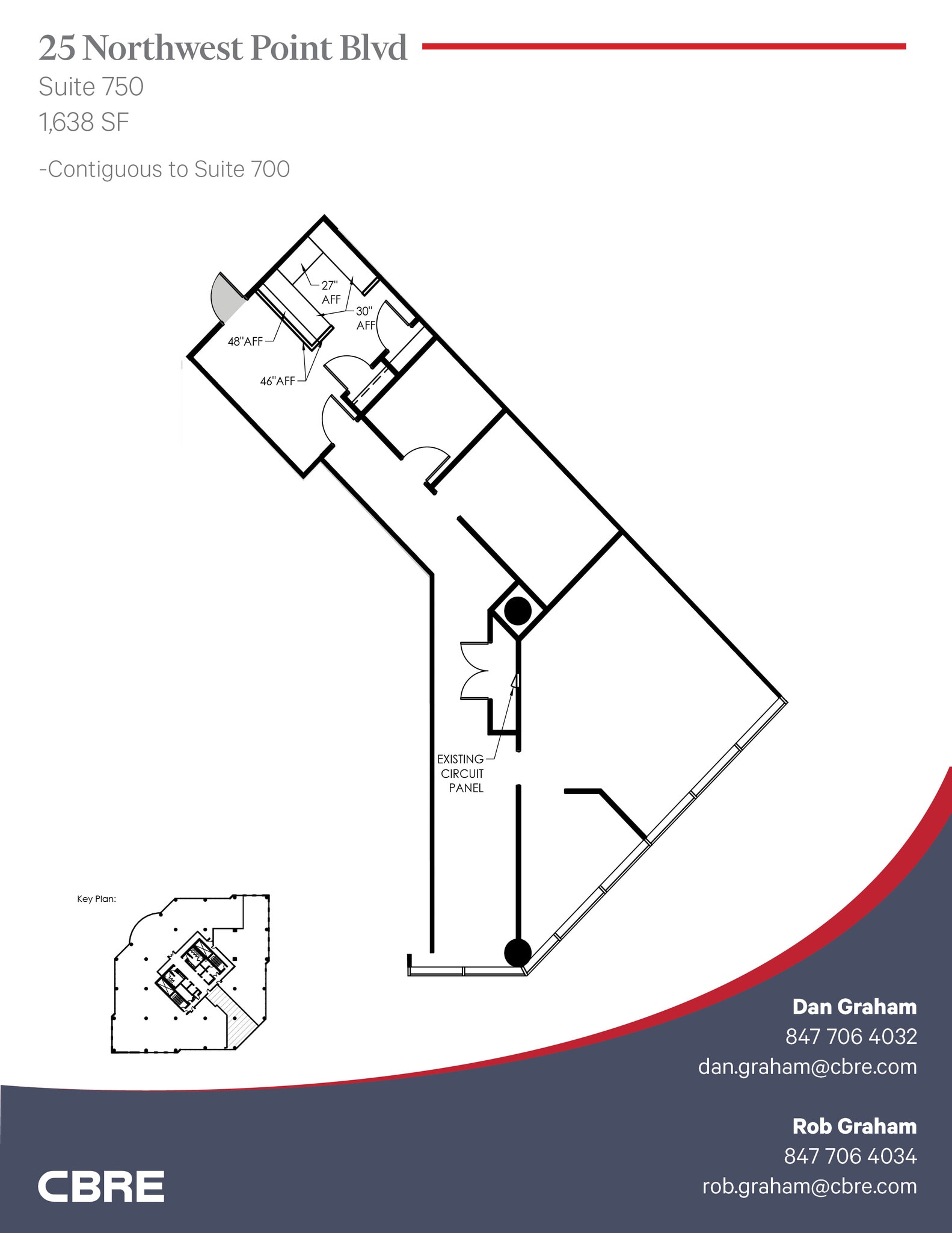 25 NW Point Blvd, Elk Grove Village, IL for lease Floor Plan- Image 1 of 1