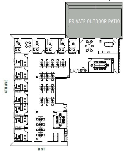 450 B St, San Diego, CA for lease Floor Plan- Image 1 of 2