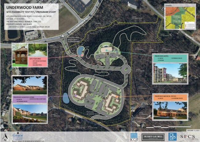 Plus de détails pour 475 Underwood Farm Rd, Cleveland, GA - Terrain à vendre