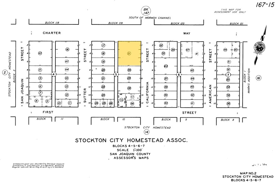 434 E Dr Martin Luther King Jr Blvd, Stockton, CA for lease - Plat Map - Image 1 of 1