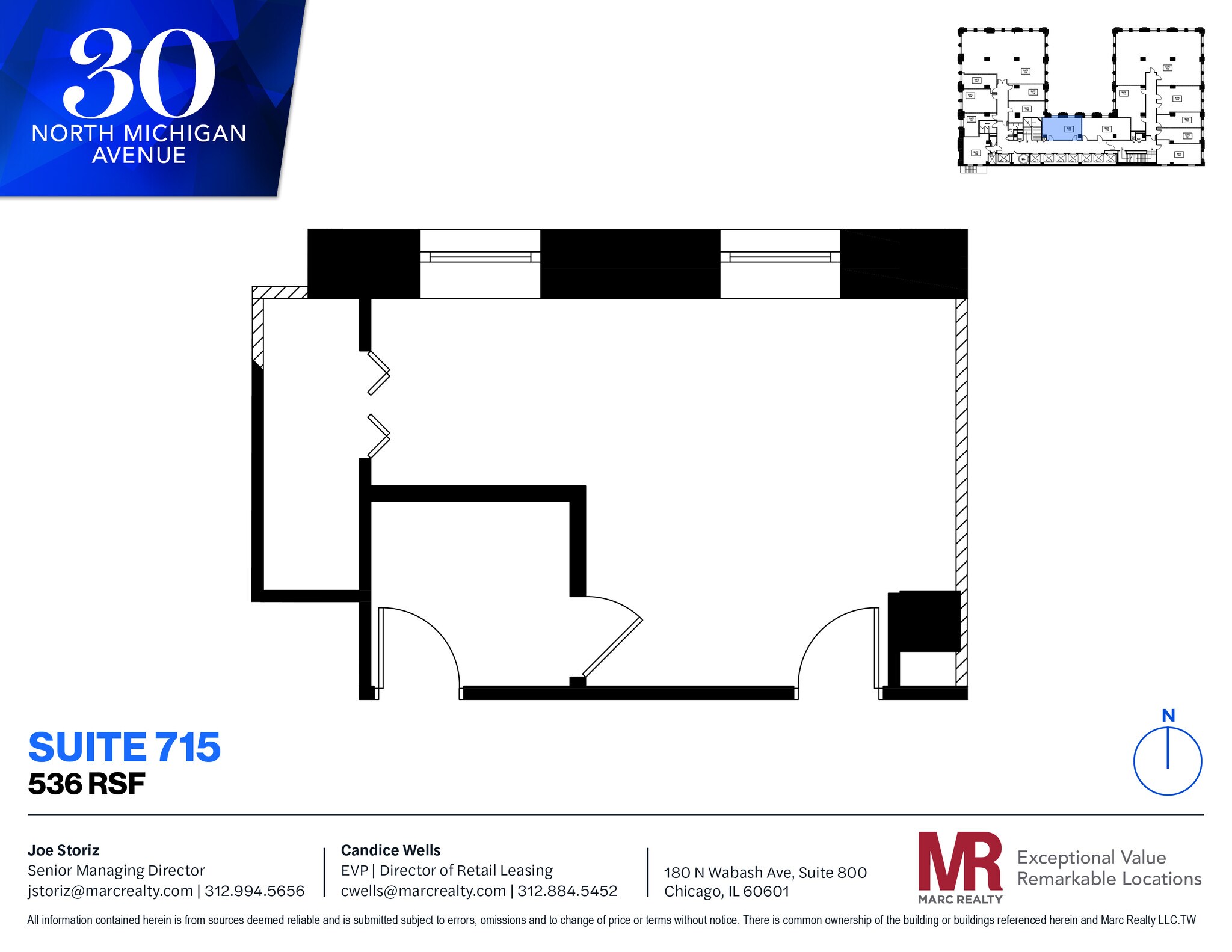 30 N Michigan Ave, Chicago, IL for lease Floor Plan- Image 1 of 6