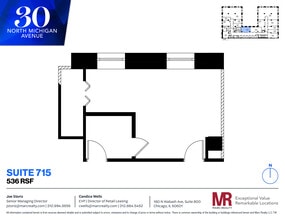 30 N Michigan Ave, Chicago, IL for lease Floor Plan- Image 1 of 6