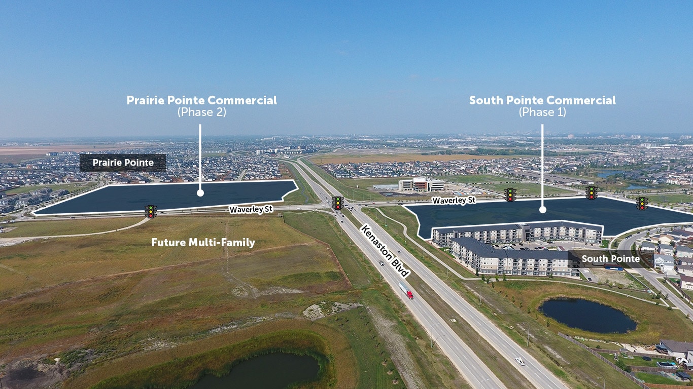 Kenaston Boul, Winnipeg, MB for lease Aerial- Image 1 of 2