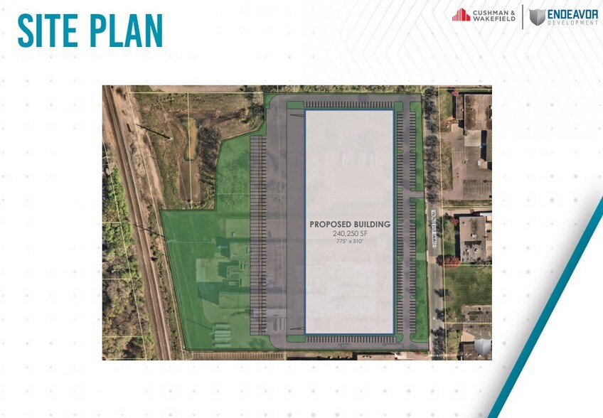 7350 Commerce Ln NE, Minneapolis, MN à louer - Plan de site - Image 2 de 2