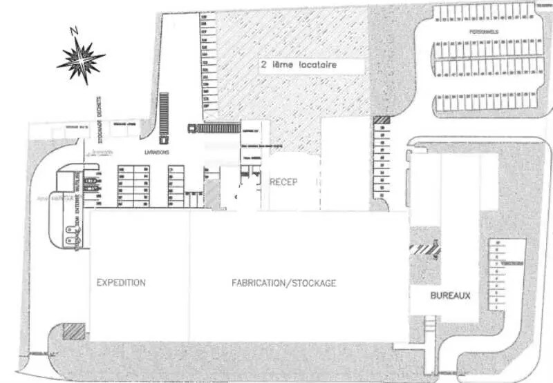 Bureau dans Bobigny à louer - Plan d’étage - Image 3 de 5