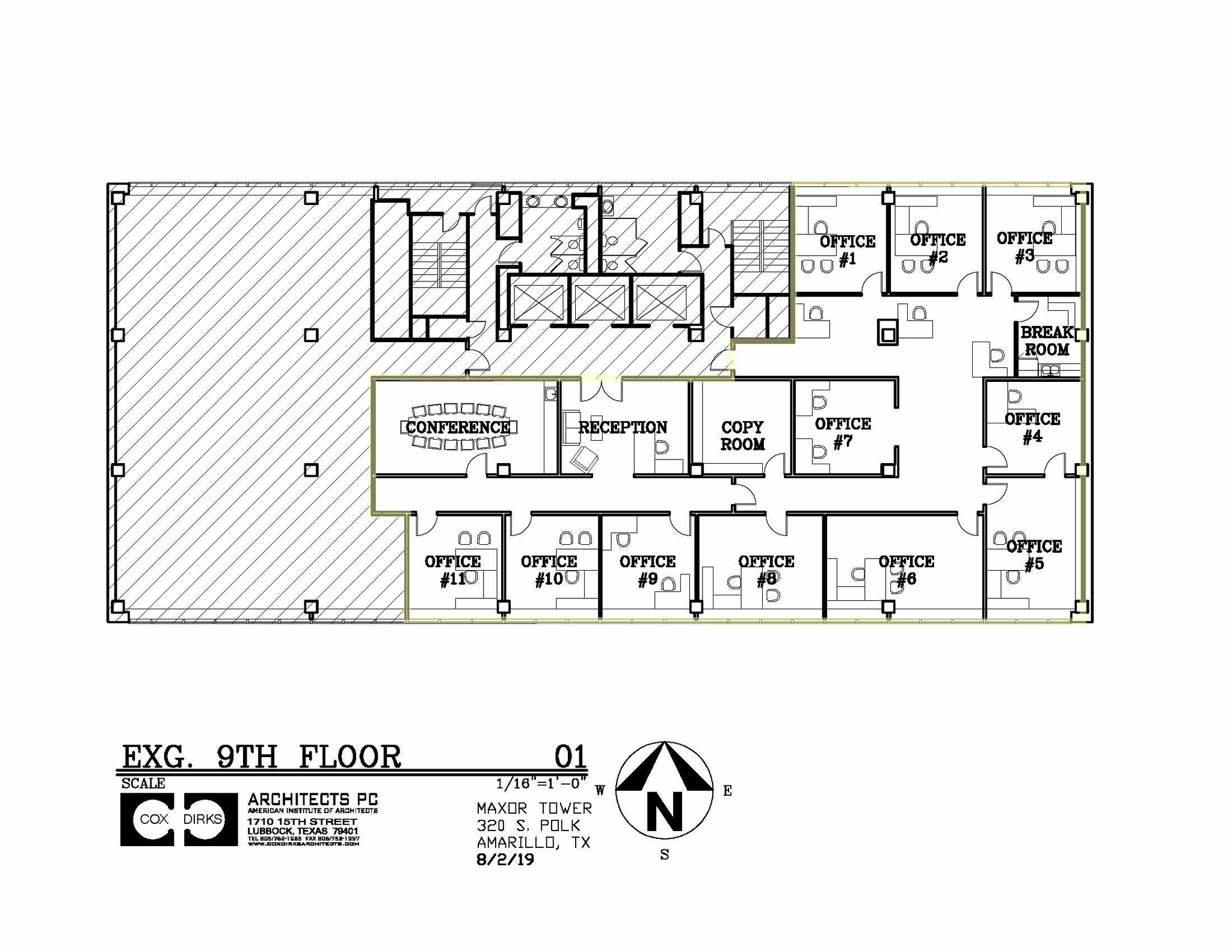 320 S Polk St, Amarillo, TX à louer Plan d  tage- Image 1 de 1