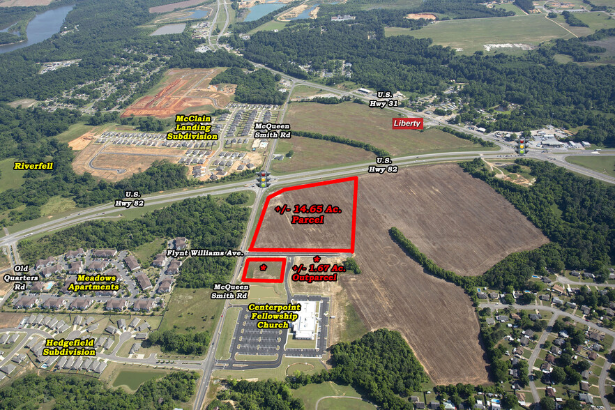 Highway 82, Prattville, AL à vendre - Aérien - Image 2 de 6