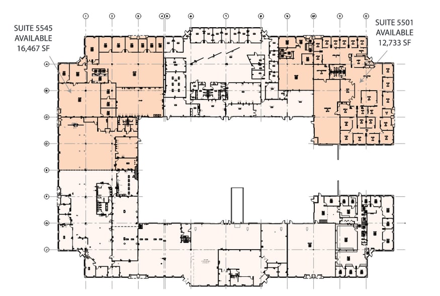 5501-5599 W 74th St, Indianapolis, IN for lease - Floor Plan - Image 2 of 3