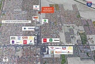 30025 Date Palm Dr, Cathedral City, CA - Aerial  map view