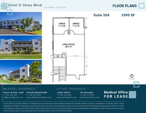5010 E Shea Blvd, Scottsdale, AZ à louer Plan d’étage- Image 1 de 1