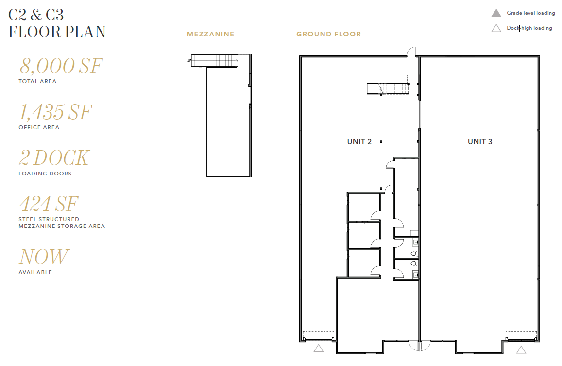 9775 SW Commerce Cir, Wilsonville, OR 97070 - Unité C3-C5 -  - Plan d’étage - Image 1 of 2