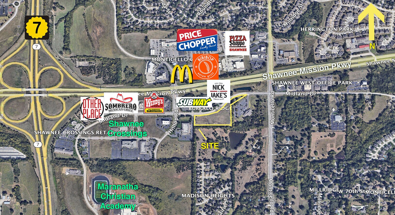 S & E Of Midland Dr & Hilltop Rd, Shawnee, KS for sale Primary Photo- Image 1 of 2