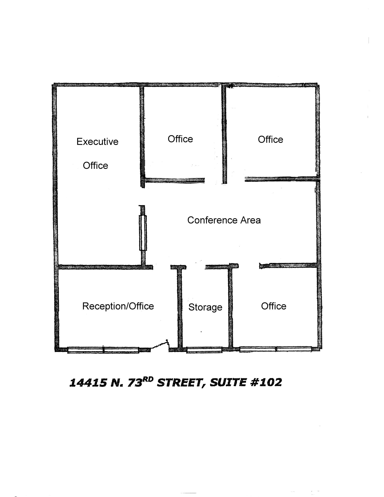 14415 N 73rd St, Scottsdale, AZ à louer Plan de site- Image 1 de 1