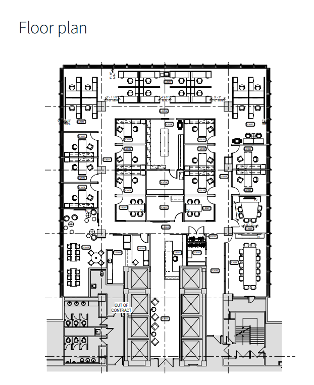 1 Pl Ville-Marie, Montréal, QC à louer Plan d  tage- Image 1 de 1