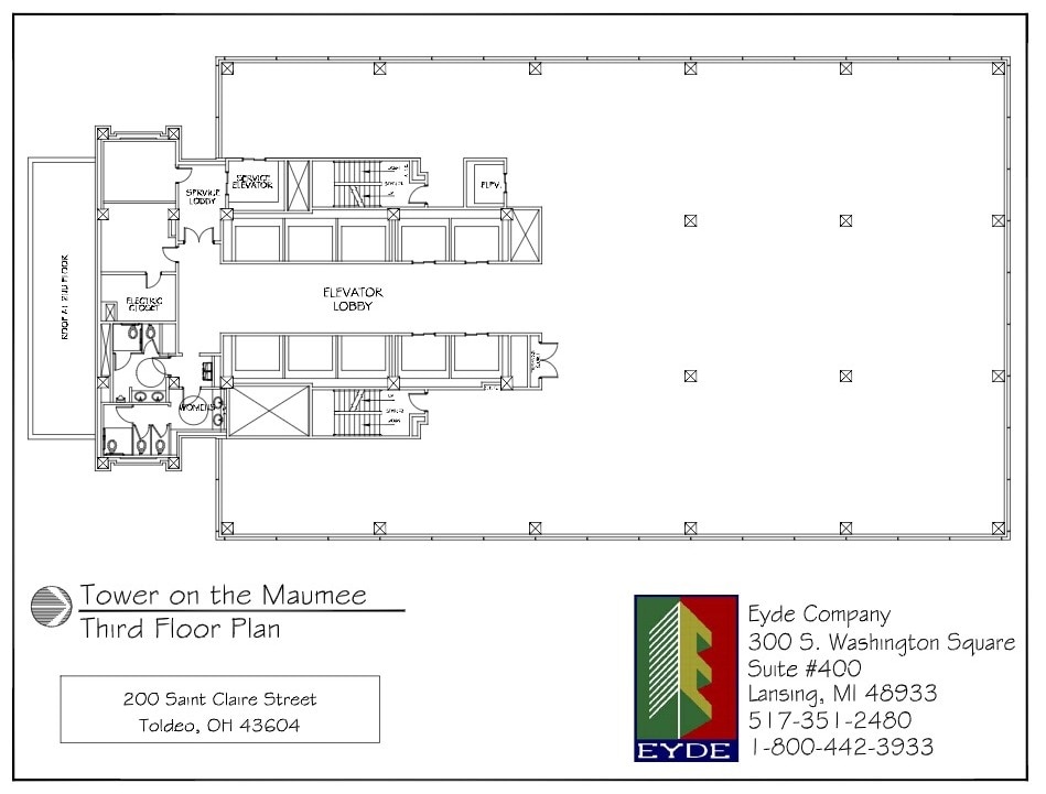 200 N Saint Clair St, Toledo, OH for lease Floor Plan- Image 1 of 1