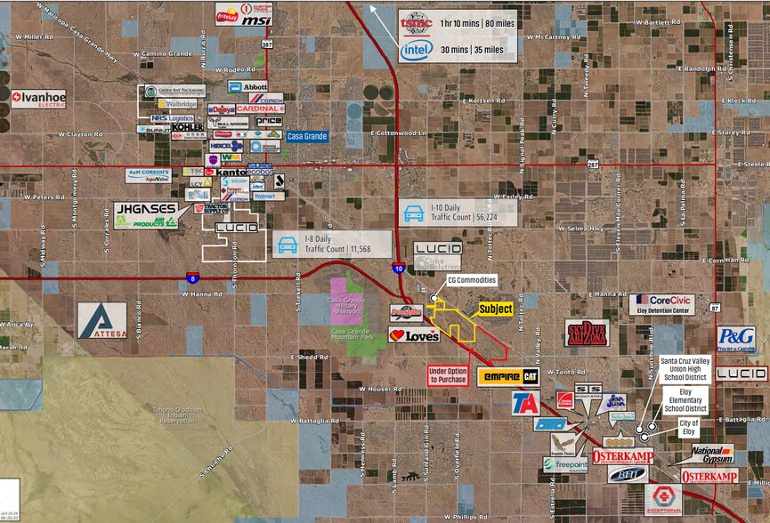 I-10 & I-8, Eloy, AZ à vendre - Photo du bâtiment - Image 2 de 12