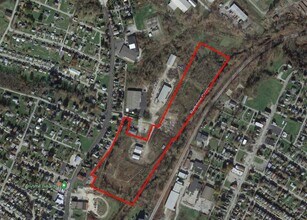115 Richmond St, Uniontown, PA - AERIAL map view