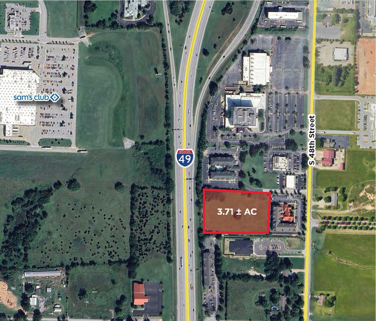 1720 S 48th St, Springdale, AR à vendre Aérien- Image 1 de 3