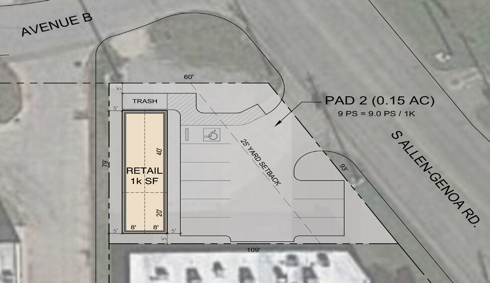 1111 Spencer Hwy, South Houston, TX à vendre - Plan de site - Image 2 de 4