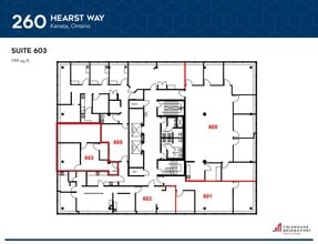 260 Hearst Way, Ottawa, ON à louer Plan d’étage- Image 2 de 2