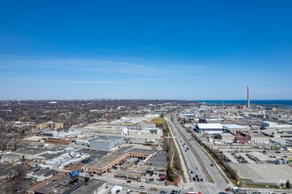 11-17 Carlaw Ave, Toronto, ON - AERIAL  map view