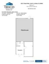 1251-1401 S Beach Blvd, La Habra, CA à louer Plan d’étage- Image 2 de 2