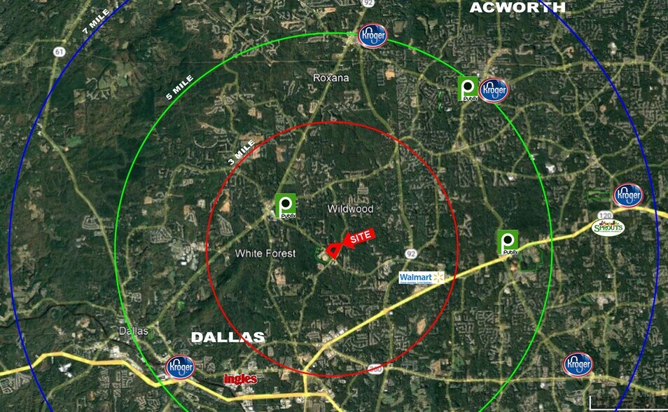 301 Banks Path, Dallas, GA à vendre - Aérien - Image 2 de 4