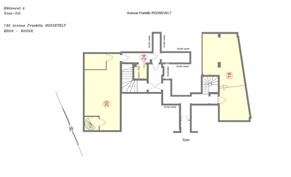 132 Avenue Franklin Roosevelt, Bron for lease - Floor Plan - Image 3 of 4