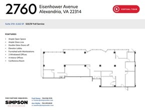2760 Eisenhower Ave, Alexandria, VA for lease Floor Plan- Image 1 of 1