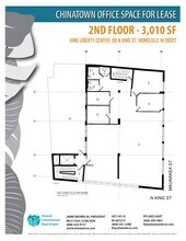 99 N King St, Honolulu, HI à louer Plan d’étage- Image 1 de 1