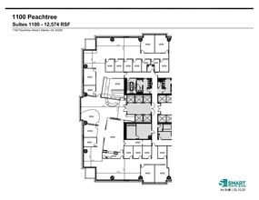 1100 Peachtree St NE, Atlanta, GA for lease Floor Plan- Image 1 of 1