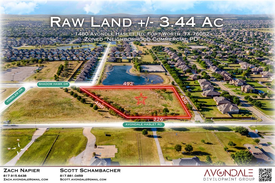 1480 Avondale-Haslet rd, Haslet, TX à vendre - Aérien - Image 1 de 13