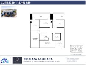 1301 Solana Blvd, Westlake, TX for lease Floor Plan- Image 1 of 1