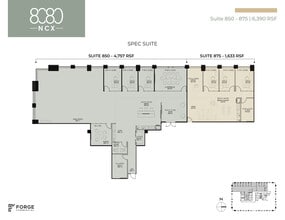 8080 N Central Expy, Dallas, TX à louer Plan d’étage- Image 2 de 2