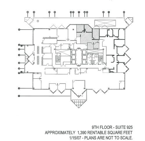 801 K St, Sacramento, CA à louer Plan d’étage- Image 1 de 1