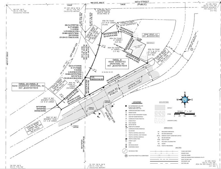 9500 Hague Rd, Indianapolis, IN for lease - Plat Map - Image 1 of 1