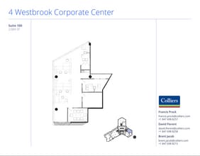 4 Westbrook Corporate Ctr, Westchester, IL for lease Floor Plan- Image 1 of 1
