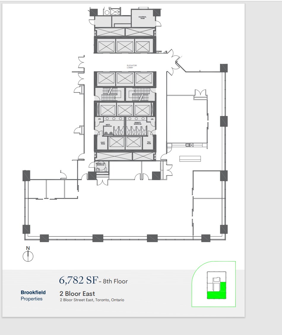 2 Bloor St E, Toronto, ON à louer Plan d’étage- Image 1 de 1