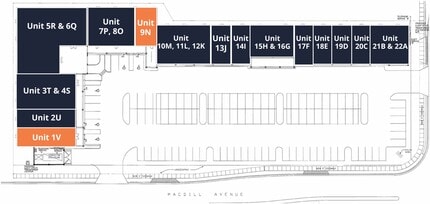 2800 N Macdill Ave, Tampa, FL à louer Plan de site- Image 2 de 2