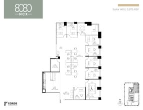 8080 N Central Expy, Dallas, TX à louer Plan d’étage- Image 1 de 1