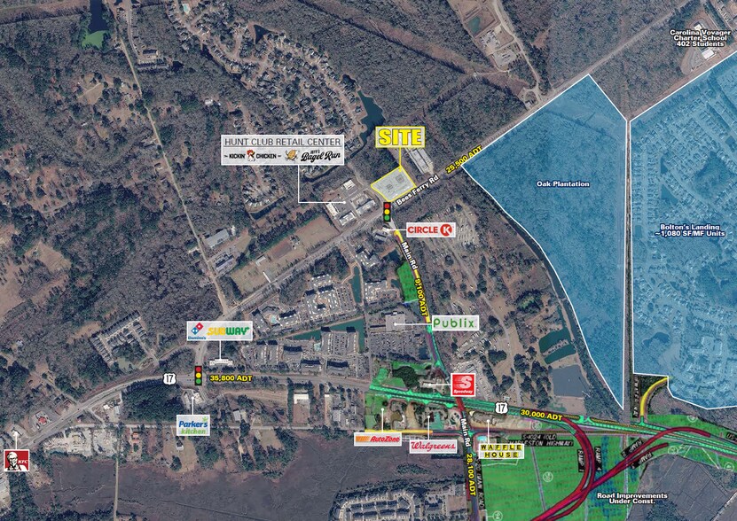 612 Hunt Club Run, Charleston, SC for lease - Aerial - Image 2 of 4