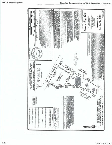 2301 Us Highway 80, Bloomingdale, GA for sale - Plat Map - Image 1 of 10