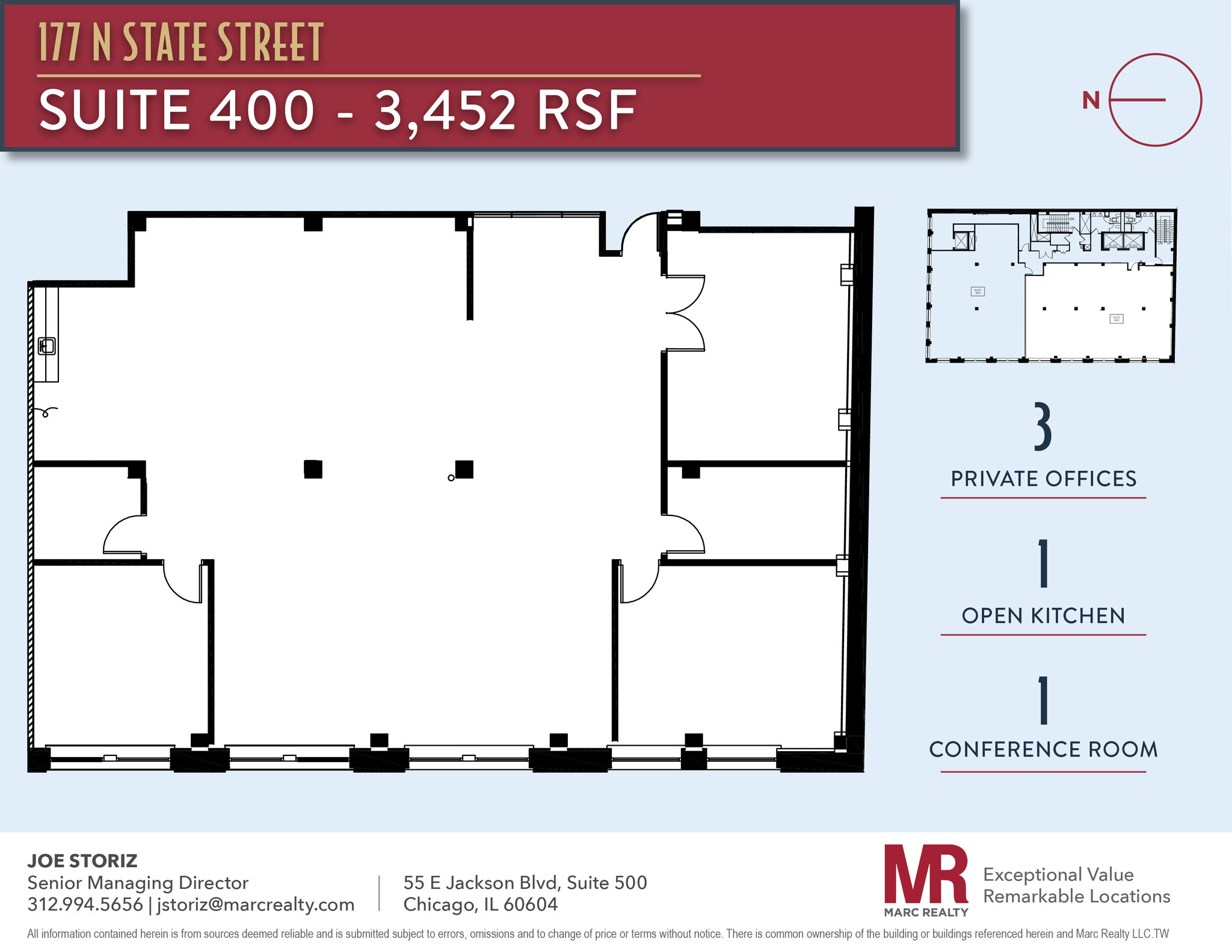 177-191 N State St, Chicago, IL for lease Floor Plan- Image 1 of 10