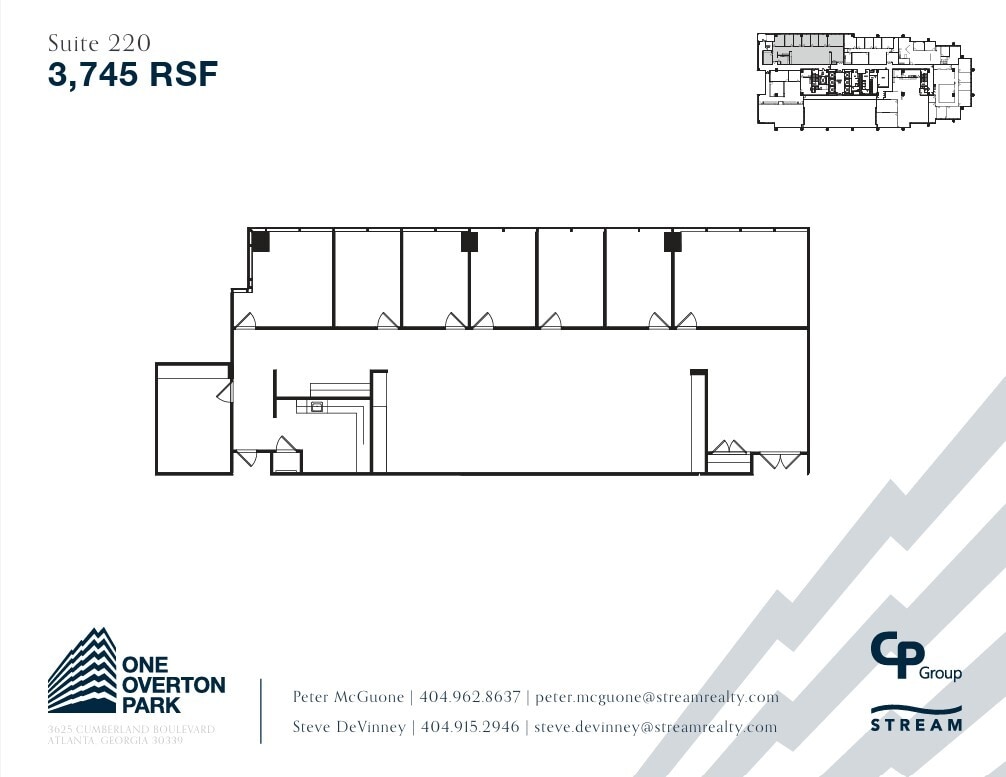 3625 Cumberland Blvd SE, Atlanta, GA à louer Plan d’étage- Image 1 de 1