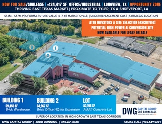Plus de détails pour 325 E Tyler St, Longview, TX - Industriel à vendre