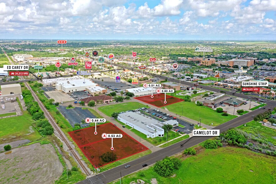 Camelot Dr, Harlingen, TX à vendre - Aérien - Image 2 de 6