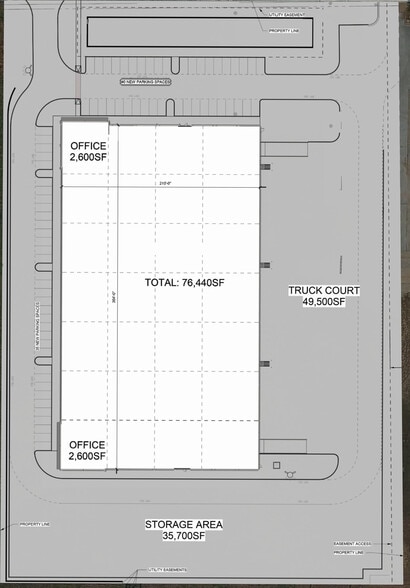 3001-3071 Pinewood Dr, Arlington, TX for lease - Site Plan - Image 2 of 2