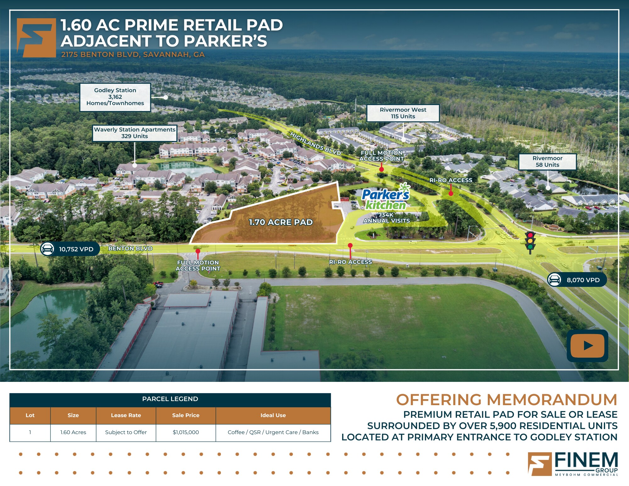 2175 Benton Blvd, Savannah, GA à louer Photo principale- Image 1 de 22