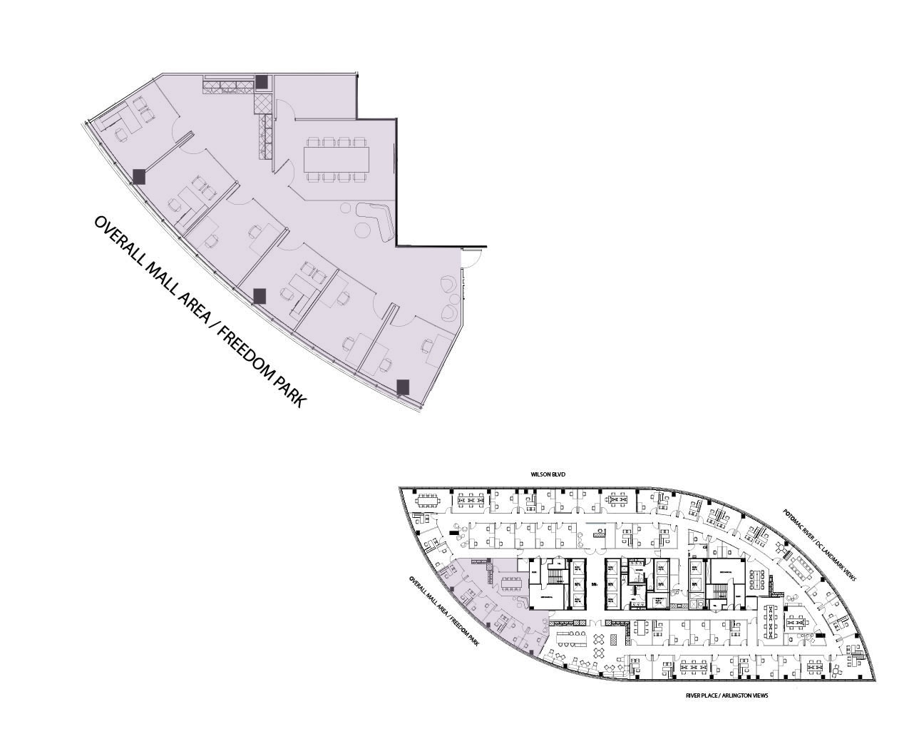 1000 Wilson Blvd, Arlington, VA à louer Plan d’étage- Image 1 de 1